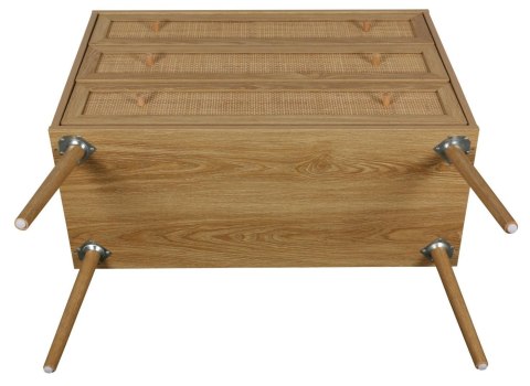 Komoda Ballo 3 szuflady naturalna