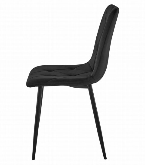 Zestaw stół NP 120x80 Craft Czarny + 4 krzesła LIBRA czarne