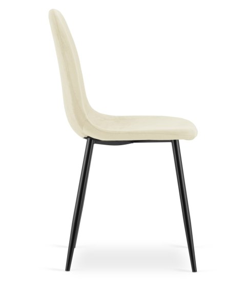 Krzesło COMO - beż aksamit x 1