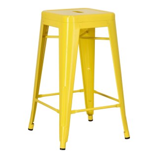 Hoker Paris 66cm żółty inspirowany Tolix Outlet
