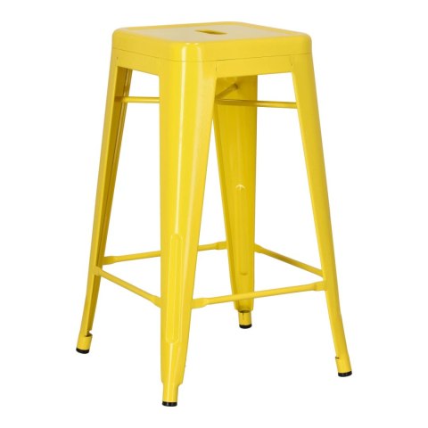 Hoker Paris 66cm żółty inspirowany Tolix Outlet