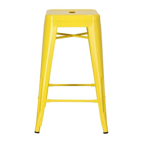 Hoker Paris 66cm żółty inspirowany Tolix Outlet
