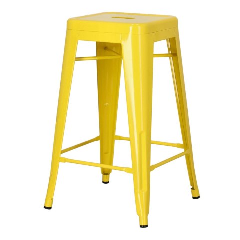 Hoker Paris 66cm żółty inspirowany Tolix Outlet