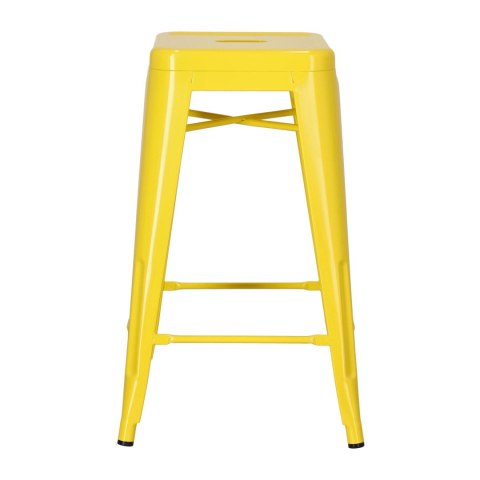 Hoker Paris 66cm żółty inspirowany Tolix Outlet