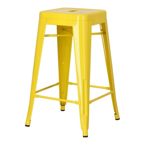 Hoker Paris 66cm żółty inspirowany Tolix Outlet