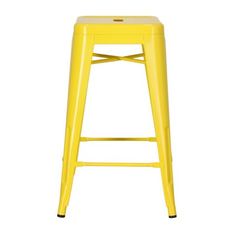 Hoker Paris 66cm żółty inspirowany Tolix Outlet