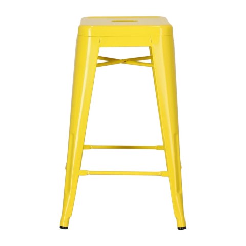 Hoker Paris 66cm żółty inspirowany Tolix Outlet
