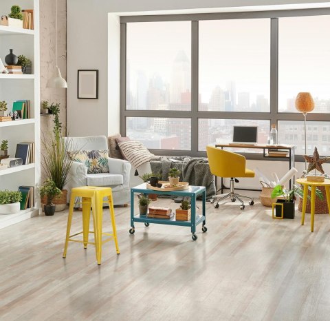 Hoker Paris 66cm żółty inspirowany Tolix Outlet