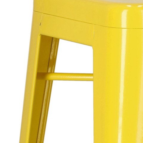 Hoker Paris 66cm żółty inspirowany Tolix Outlet