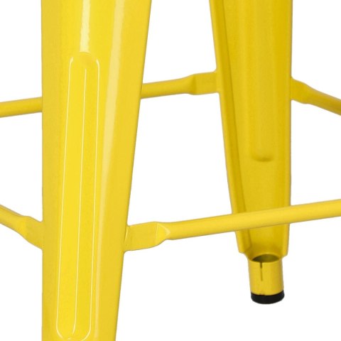 Hoker Paris 66cm żółty inspirowany Tolix Outlet