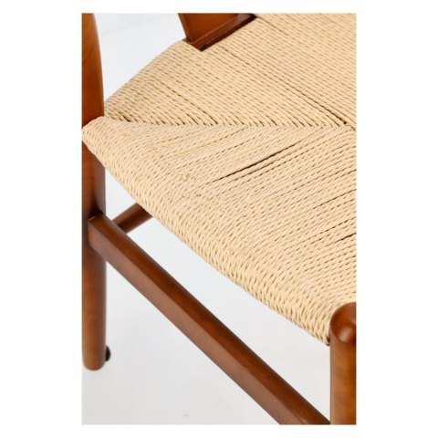 Krzesło Wicker Naturalne brązowe cieme i nspirowane Wishbone OUTLET