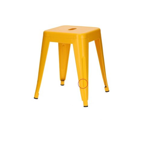 Stołek Paris żółty RAL 1003 inspirowany Tolix Outlet