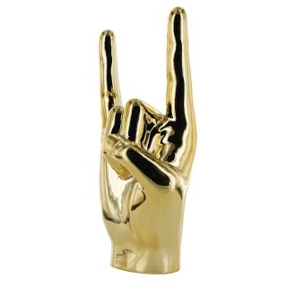 Dekoracja, figurka Dłoń Rock and Roll złota