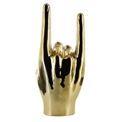 Dekoracja, figurka Dłoń Rock and Roll złota