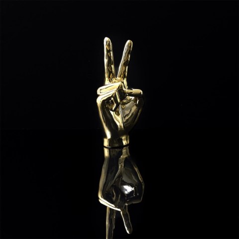 Dekoracja, figurka Dłoń Victoria złota