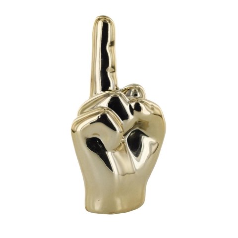 Dekoracja, figurka Dłoń mała 1 palec złota