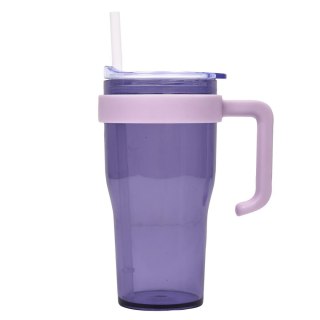 Kubek termiczny Mini Miami fioletowy transparentny