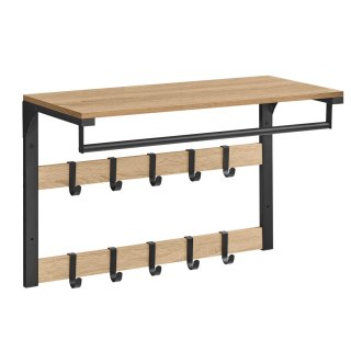 Półka z Wieszakami - sonoma - LCR101B11