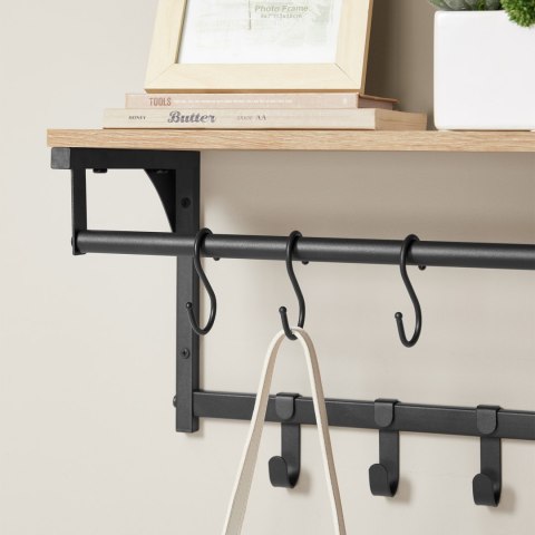 Półka z Wieszakami - sonoma - LCR103B11