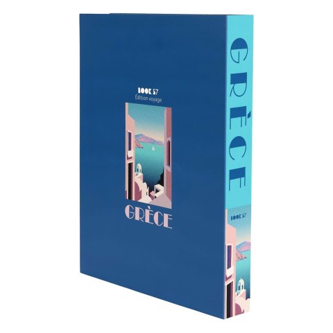 Pudełko książka Grece niebieska