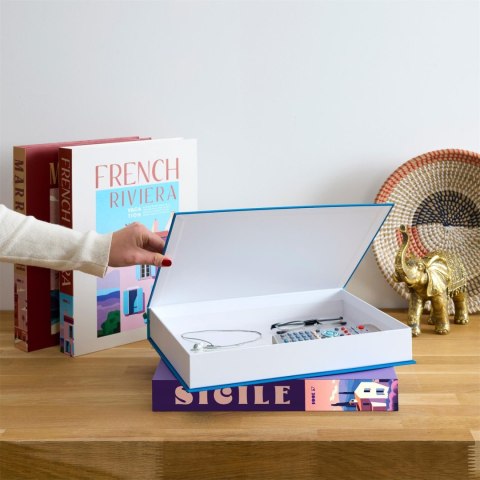 Pudełko książka Marrakech czerwona