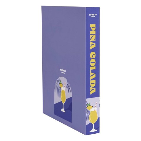 Pudełko książka Pinacolada fioletowa