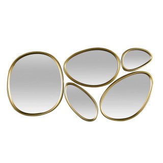 Zestaw 5 luster Organic Shape złote