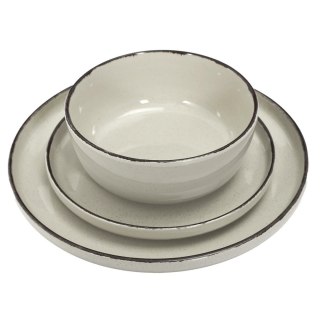 Zestaw obiadowy Temp na 4 osoby beżowy