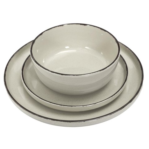 Zestaw obiadowy Temp na 4 osoby beżowy