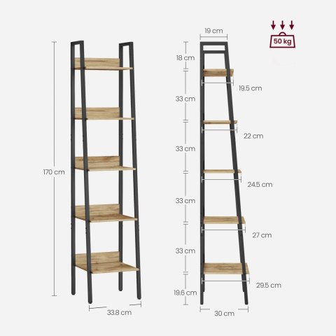 Regał - artisan - LLS109B88