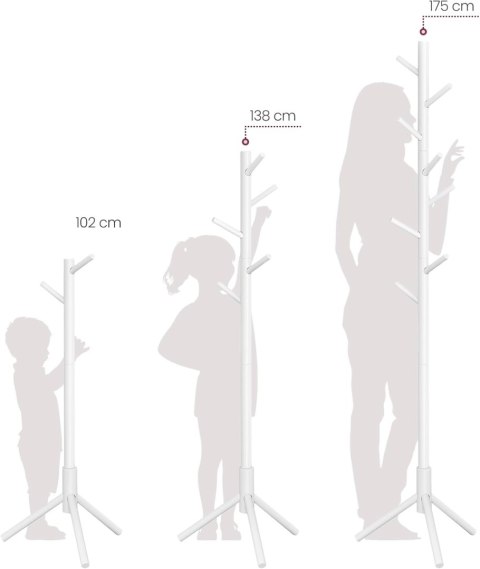 Wieszak Stojący Podłogowy - RCR04WT