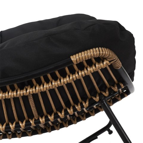 Fotel ogrodowy Tulum czarny