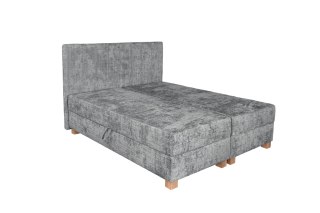 LARGO 160 łóżko z pojemniekiem na pościel i wbudowanym materacem, popielaty