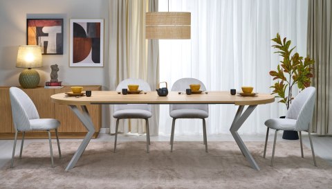 PERONI stół rozkładany dąb hikora - kaszmir