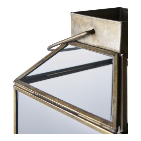 Latarnia Mysore złota wysoka szklana