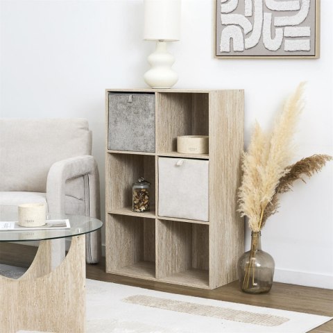 Pudełko do regału Emilia beżowy melanż