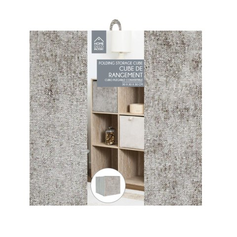 Pudełko do regału Emilia szary melanż