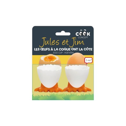 Zestaw dwóch podstawek na jajka Kurze