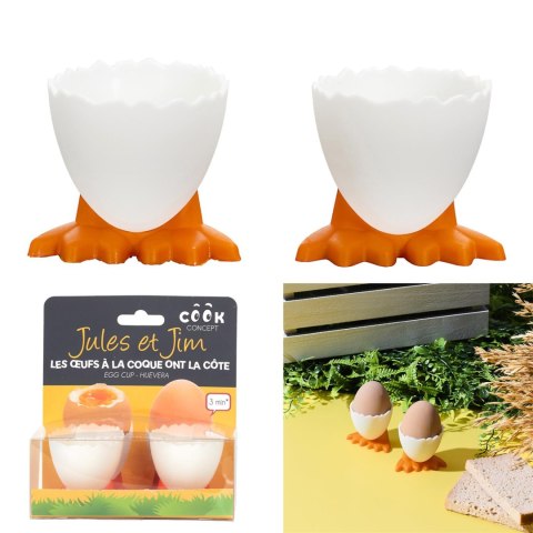 Zestaw dwóch podstawek na jajka Kurze
