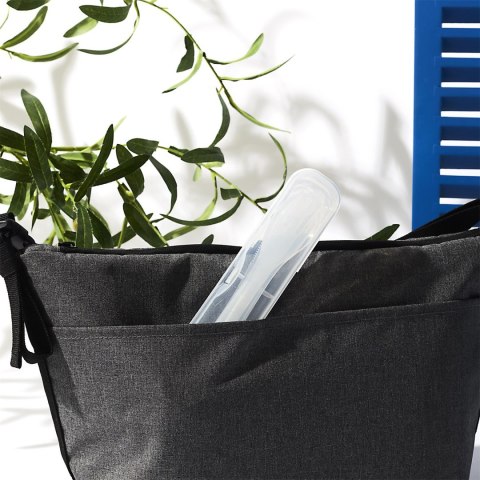 Zestaw plastikowych sztućców biały