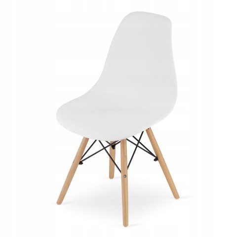 Zestaw stół kwadratowy 80x80 dąb sonoma + 4 krzesła OSAKA białe Zestaw stół kwadratowy 80x80 dąb sonoma + 4 krzesła OSAKA białe