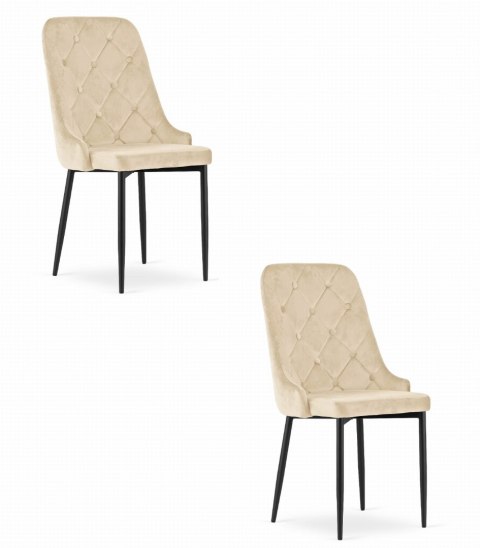 Krzesło CAPRI - beż x 2 Krzesło CAPRI - beż x 2