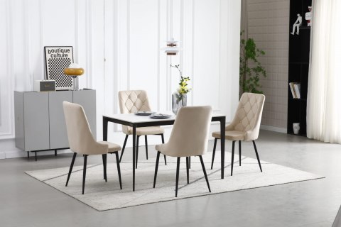 Krzesło CAPRI - beż x 3 Krzesło CAPRI - beż x 3