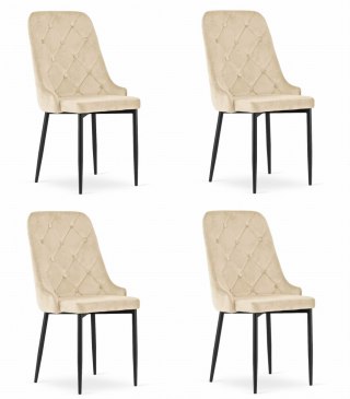 Krzesło CAPRI - beż x 4