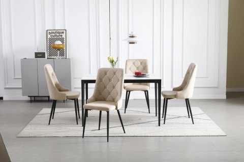 Krzesło CAPRI - beż x 4 Krzesło CAPRI - beż x 4